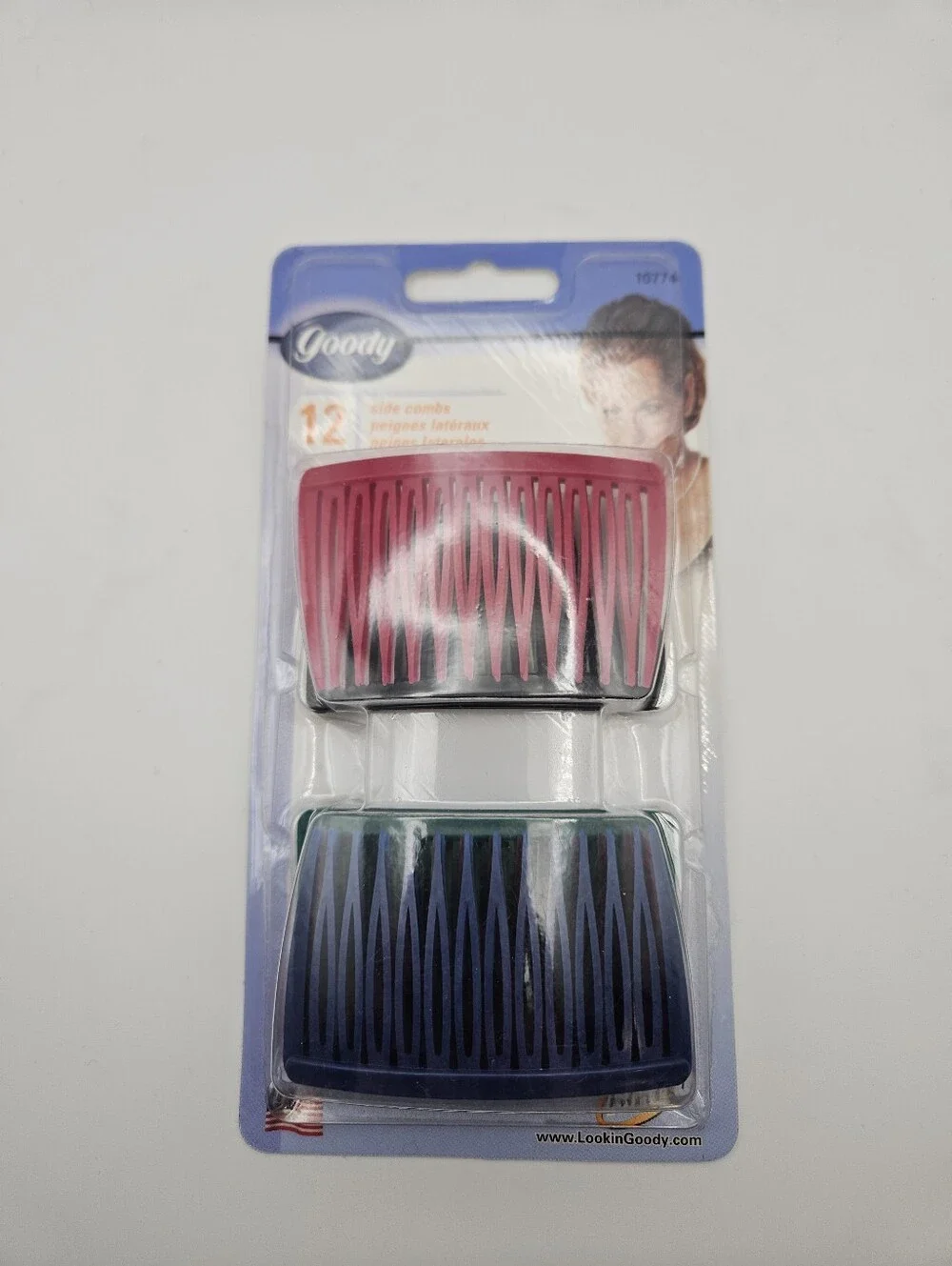 Genuine Y2K Vintage NOS Side Hair Comb Set - 12 Pack 10774